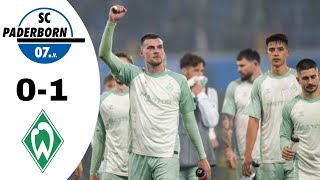 SC Paderborn 01 Werder Bremen Highlights  DFBPokal 20242025 [upl. by Pooley]