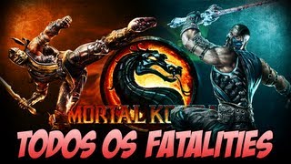 Mortal Kombat 9  Todos os Fatalities [upl. by Furr]