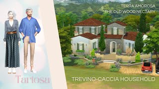 TrevinoCaccia Household CASSpeed Build THE SIMS 4 [upl. by Cornelius]