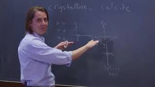 PHYS 201  Optical Anisotropy 3  Calcite [upl. by Eneluqcaj350]