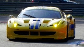 Ferrari 458 Italia GT2 PURE ENGINE SOUND [upl. by Nilreb]