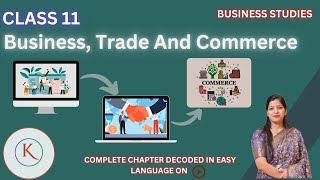 Business Studies  Chapter 1 Class XI  Business Trade And Commerce  Part 1 [upl. by Bradeord]