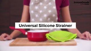 InnovaGoods Kitchen Foodies Silicone Strainer [upl. by Lellih]