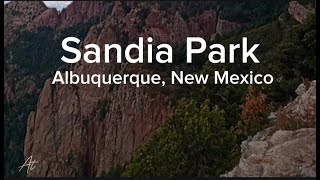 Overlooking ALBUQUERQUE NEW MEXICO at SANDIA PARK [upl. by Atinuj667]