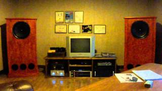 AUDIO NIRVANA 15 ALNICO 136 CU FT BASS REFLEX CABINET VIDEO TEST10 [upl. by Reteip]