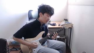 Polyphia  Reverie outro guitar cover with krys10 [upl. by Eramat]