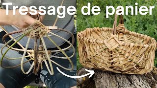 Comment tresser un panier  Tous mes conseils  Vannerie sauvage 4 [upl. by Ettesil]