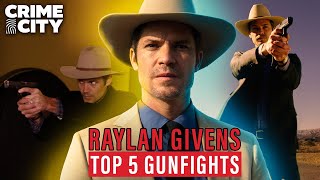 Raylan Givens Top 5 Gunfights from Justified Season 1 Timothy Olyphant [upl. by Erised]