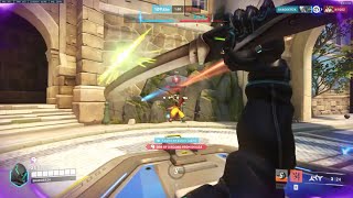 Overwatch 2 Top Ranked amp Intense Genji Gameplay By Genji God Shadder2k [upl. by Ardisi]