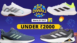 Best Adidas Shoes in Flipkart big Diwali Sale  Adidas Shoes under 2000 [upl. by Yelnats]