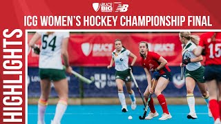 ICG Womens Hockey Championship Final Highlights  Nottingham vs Birmingham [upl. by Yasnyl]