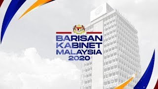 INFOGRAFIK Senarai penuh Menteri Kabinet Malaysia 2020 [upl. by Porche]