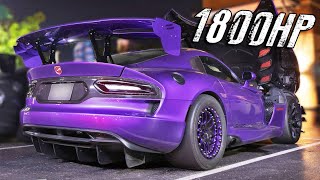 200MPH Street Racing  Turbo Vipers vs H2 Bike Supra Huracan [upl. by Hestia]