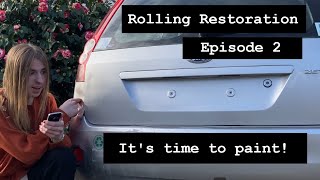 Repairing my Mk6 Fiestas dented boot lid Part 2  Rolling Restoration Episode 2 [upl. by Ardnaid]