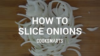 How to Slice Onions by Cook Smarts [upl. by Adleremse]