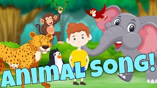 Animals in Action Brain Break and Body Movement Song for Kids [upl. by Borries]