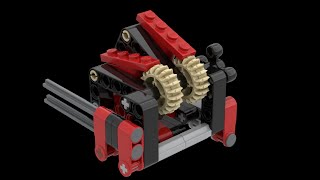 3 Continuously Variable Transmissions CVT  Lego Technic [upl. by Os]