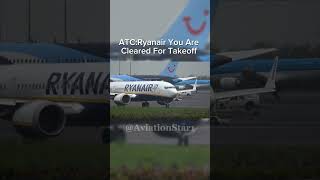 Ryanair VS ATC🤣🤣🤣 aviation avgeek ryanair [upl. by Lowson]