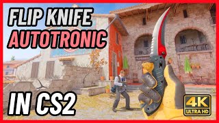 ★ CS2 Flip Knife Autotronic  CS2 Knife InGame Showcase 4K [upl. by Iain]