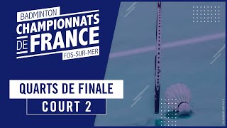 Championnats de France 2024 – Quarts de finale – Court 2 [upl. by Nemsaj]