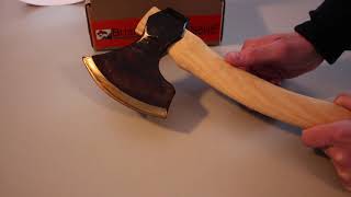 Svente Djarv Viking Axe view by www bushcraftcanada com [upl. by Lieberman59]