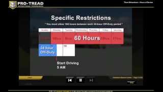 ProTREAD explains the FMCSAs 34hour Restart [upl. by Durrej571]