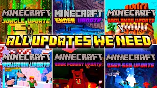 All Updates We Need In Minecraft Part 1 [upl. by Nahtnamas147]