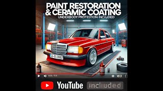 Full Paint Restoration amp Underbody Treatment on a Mercedes C230  Crystal Clear Polishing [upl. by Madid457]