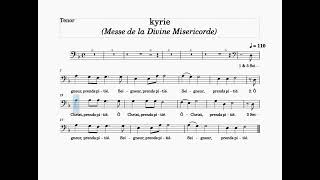 kyrie Messe De La Divine Miséricorde Tenor [upl. by Nixie]