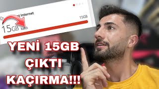 VODAFONE HEDİYE 15GB  VODAFONE BEDAVA İNTERNET KAZANMAK 2024  VODAFONE BEDAVA İNTERNET KANITLI [upl. by Sherill]