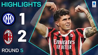 INTERMILAN 12  HIGHLIGHTS  Pulisic strikes in Milan derby win  Serie A 202425 [upl. by Naitsabes]