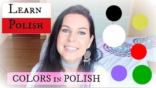 POLISH  How to say COLORS  ItsEwelina [upl. by Anirbes]