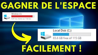 COMMENT LIBÉRER DE LESPACE DISQUE DUR SUR SON PC  WINDOWS 10 11 81 8 7 ET XP [upl. by Drannel753]