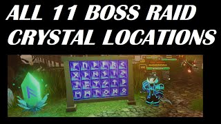 no longer ingame ALL 11 CRYSTAL LOCATIONS IN DUNGEON QUEST [upl. by Devon]