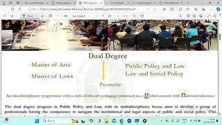 Admission Process of NEW Dual degree MA amp LLM Public Policy TISS 202426 [upl. by Barrada]