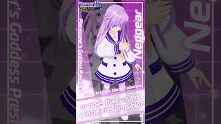 The earnest manager Nepgear is here by your side in Neptunia Game Maker REvolution [upl. by Aerdnaed]