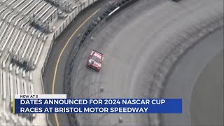 2024 NASCAR schedule has Bristol spring race in March [upl. by Aicrop]