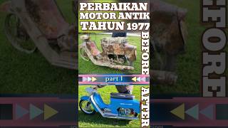 perbaikan motor antik tahun 1977 vidio perbaikan barangantik [upl. by Haimes]