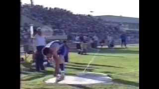 Ulf Timmermanns Shot Put Personal Best in Chania Greece on May 22 1988 [upl. by Helbonna954]