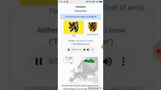 Flanders National Anthem De Vlaamse Leeuw [upl. by Autum]