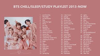 BTS  ChillSleepStudy Playlist 2013  Now [upl. by Linis]