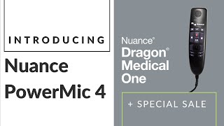 PowerMic 4  Feature Overview  Dragon Medical One [upl. by Ydne]