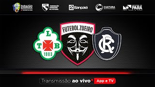 FUTEBOL ZUEIRO AO VIVO  Tuna x Remo  Semifinal  Parazão Banpará 2024 [upl. by Kerwon]