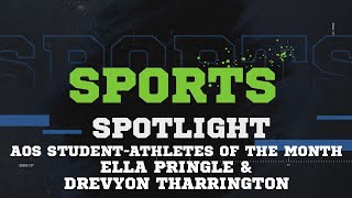 Sports Spotlight Granby High School StudentAthletes Ella Pringle amp Drevyon Tharrington [upl. by Goodrow]