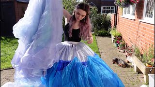 Cinderella dress assembly  Get ready with me [upl. by Eanyl]