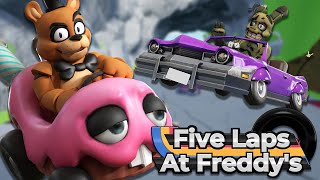 FIVE LAPS AT FREDDYS DEMO  THE NEXT FNAF WORLD [upl. by Adnala]