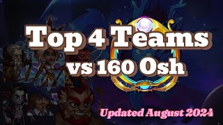 Hero Wars Top 4 Teams vs 160 Osh Asgard Guild Raid [upl. by Tisman]