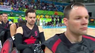 Wheelchair Rugby  Great Britain vs Canada  Preliminary  Rio 2016 Paralympic Games [upl. by Ecyob]