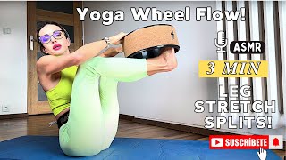 GET FLEXIBLE FAST with This Amazing Yoga Wheel Flow [upl. by Leede]