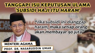 SUBSIDI HARAM ❌ BAYAR HAJI MAKIN MAHAL 😭 GIMANA NASIB JAMAAH menteriagama nasaruddinumar [upl. by Ayatal]